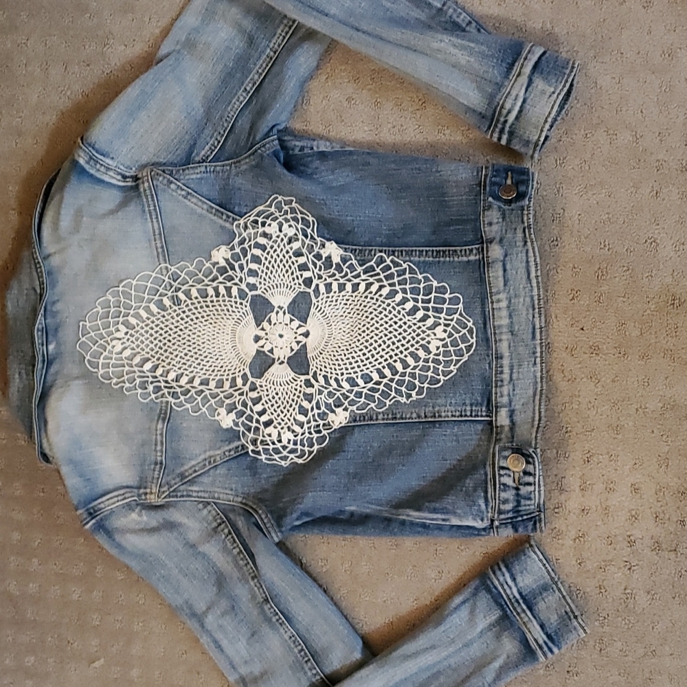Custom patch Denim jacket